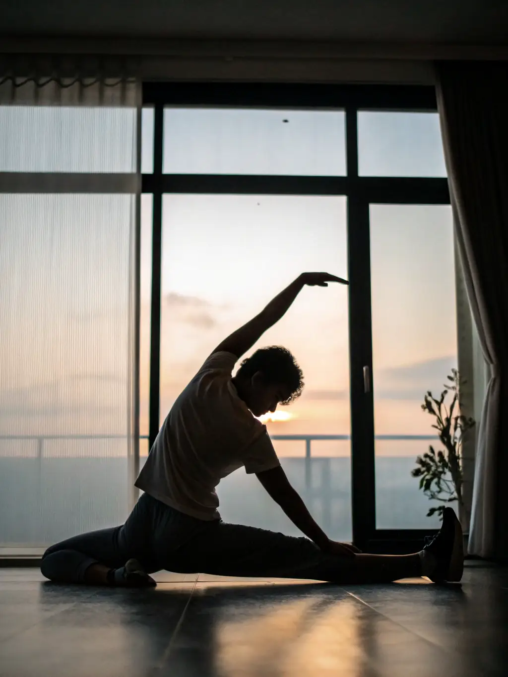 An athlete stretching their leg with ease, showcasing improved flexibility and range of motion after regular Swedish massage sessions.